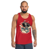 Samurai Drummer Japamese Ukiyo-e Men's Tank Top