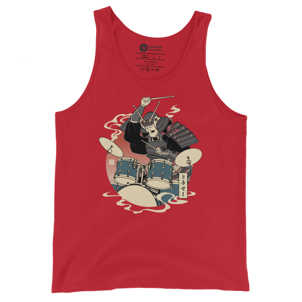 Samurai Drummer Japamese Ukiyo-e Men's Tank Top