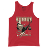 Samurai Guitar Quotes Japanese Ukiyo-e Men's Tank Top - Red / S