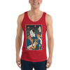 Samurai Ukulele String Instrument Ukiyo-e Men's Tank Top