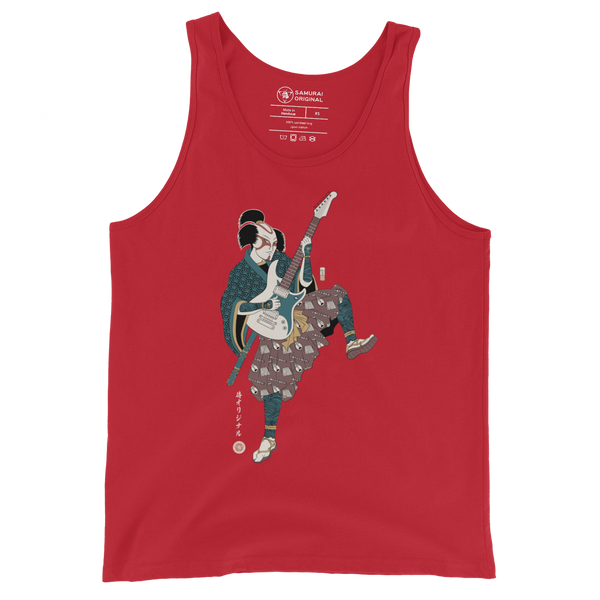 Samurai Guitar Player Music Ukiyo-e Men's Tank Top