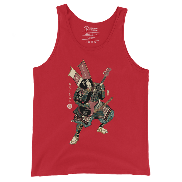 Samurai Bassist Player 7 Music Ukiyo-e Men's Tank Top