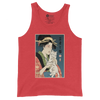 Geisha and Cat 1 Ukiyo-e Men's Tank Top