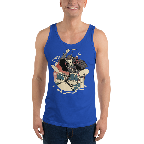 Samurai Drummer Japamese Ukiyo-e Men's Tank Top