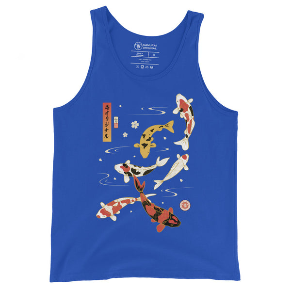 Koi Fish Japanese Ukiyo-e Men's Tank Top