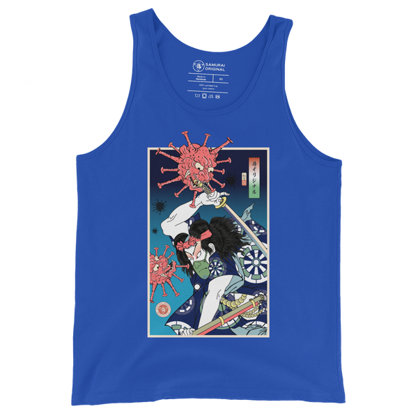 Samurai vs Virus Demon 2 Ukiyo-e Men's Tank Top