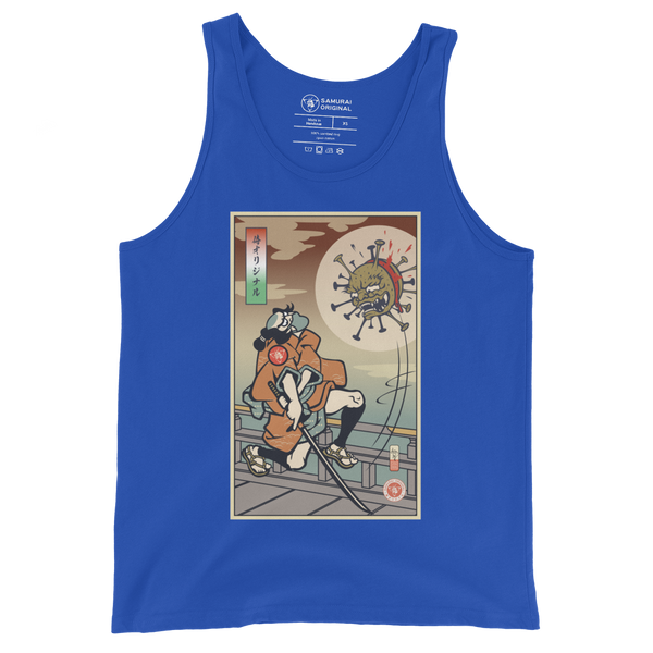 Samurai vs Virus Demon Ukiyo-e Men's Tank Top