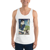 Samurai and Bonsai Tree Ukiyo-e Men's Tank Top