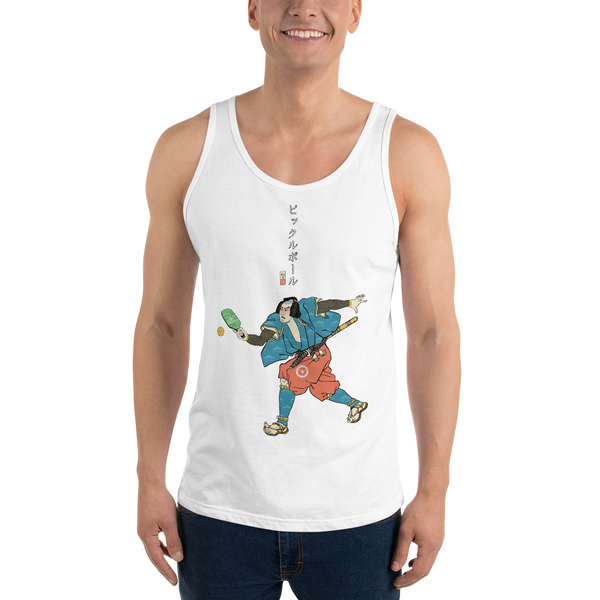 Samurai Play Pickleball Ukiyo-e Men's Tank Top