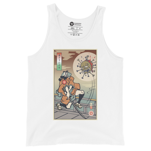 Samurai vs Virus Demon Ukiyo-e Men's Tank Top