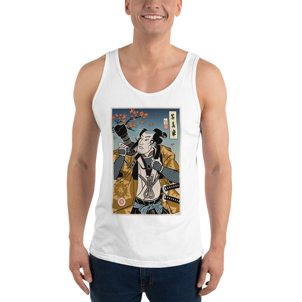 Samurai Photographer 7 Camera Ukiyo-e Men's Tank Top