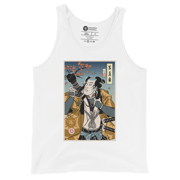 Samurai Photographer 7 Camera Ukiyo-e Men's Tank Top