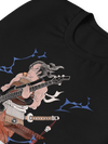 Samurai Bass Guitar Japanese Ukiyo-e Classic Unisex T-Shirt 8