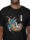 Jiu-Jitsu Samurai vs Tiger Japanese Ukiyo-e  Classic Unisex T-Shirt