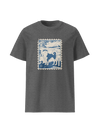 Dog Akita Stamp Japanese Ukiyo-e Classic Unisex T-Shirt