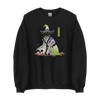 Halloween Black Cat Japanese Ukiyo-e Classic Unisex Sweatshirt