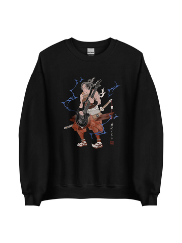 Samurai Bass Guitar Classic Unisex Sweatshirt 8