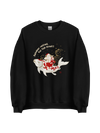 Santa Rides Koi Japanese Ukiyo-e Classic Unisex Sweatshirt