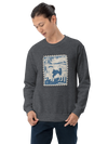 Dog Akita Stamp Japanese Ukiyo-e Classic Unisex Sweatshirt