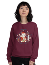 Maneki Neko Japanese Christmas Classic Unisex Sweatshirt