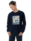 Dog Akita Stamp Japanese Ukiyo-e Classic Unisex Sweatshirt