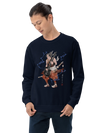 Samurai Bass Guitar Classic Unisex Sweatshirt 8