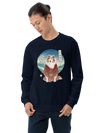 Sheltie Dog Japanese Ukiyo-e Classic Unisex Sweatshirt