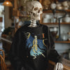 Halloween Samurai Skeleton Japanese Ukiyo-e Classic Unisex Sweatshirt 2