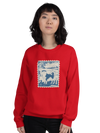 Dog Akita Stamp Japanese Ukiyo-e Classic Unisex Sweatshirt