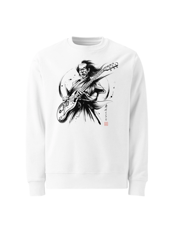 Samurai Bass Guitar Sumi-e Classic Unisex Sweatshirt