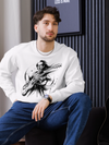 Samurai Bass Guitar Sumi-e Classic Unisex Sweatshirt