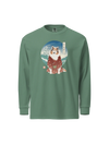 Sheltie Dog Japanese Ukiyo-e Unisex Heavyweight Long Sleeve Shirt