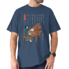 Samurai Piano Japanese Ukiyo-e Unisex Garment-dyed Heavyweight T-shirt