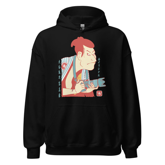 Otani Oniji Actor Photographer Japanese Ukiyo-e Unisex Hoodie - Samurai Original