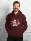 Maneki Neko Japanese Christmas Classic Unisex Hoodie