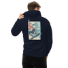 Samurai Snowboard Winter Sport Ukiyo-e Unisex Hoodie -