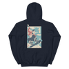 Samurai Snowboard Winter Sport Ukiyo-e Unisex Hoodie -