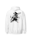 Samurai Bass Guitar Sumi-e Classic Unisex Hoodie