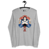 Samurai Barber Japanese Ukiyo-e Unisex Long Sleeve Tee - Samurai Original