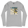 Samurai Pickleball Japanese Ukiyo-e Unisex Long Sleeve Tee 3