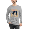 Aikido Japanese Ukiyo-e Unisex Long Sleeve Tee -