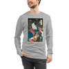 Samurai Ukulele String Instrument Ukiyo-e Unisex Long Sleeve Tee