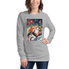 Samuai Saxophone Music Japanese Ukiyo-e Unisex Long Sleeve Tee