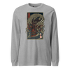 Samurai vs Dragon Warrior Ukiyo-e Unisex Long Sleeve Tee