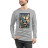 Samurai Camping Weekend Ukiyo-e Unisex Long Sleeve Tee