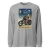 Samurai Chopper Motorcycle Ukiyo-e Unisex Long Sleeve Tee