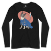 Boston Terrier Funny Dog Japanese Ukiyo-e Unisex Long Sleeve Tee 2 - Black / S