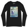 Samurai Fly Fishing Japanese Ukiyo-e Unisex Long Sleeve Tee - Samurai Original