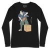 Samurai Beekeepers Ukiyo-e Unisex Long Sleeve Tee - Black / S