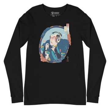 Samurai Gamer Ukiyo-e 3 Unisex Long Sleeve Tee - Samurai Original